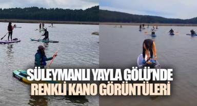 Süleymanlı Yayla Gölü Sporculara Ev Sahipliği Yaptı