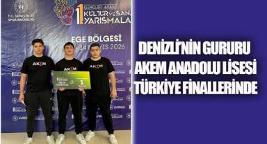 AKEM Anadolu Lisesi öğrencileri büyük bir başarıya imza atarak Denizli'nin gururu oldu.