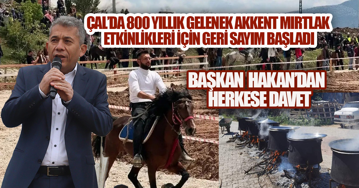 Akkent'te Mırtlak Coşkusu: İki Gün Sürecek Program Belli Oldu