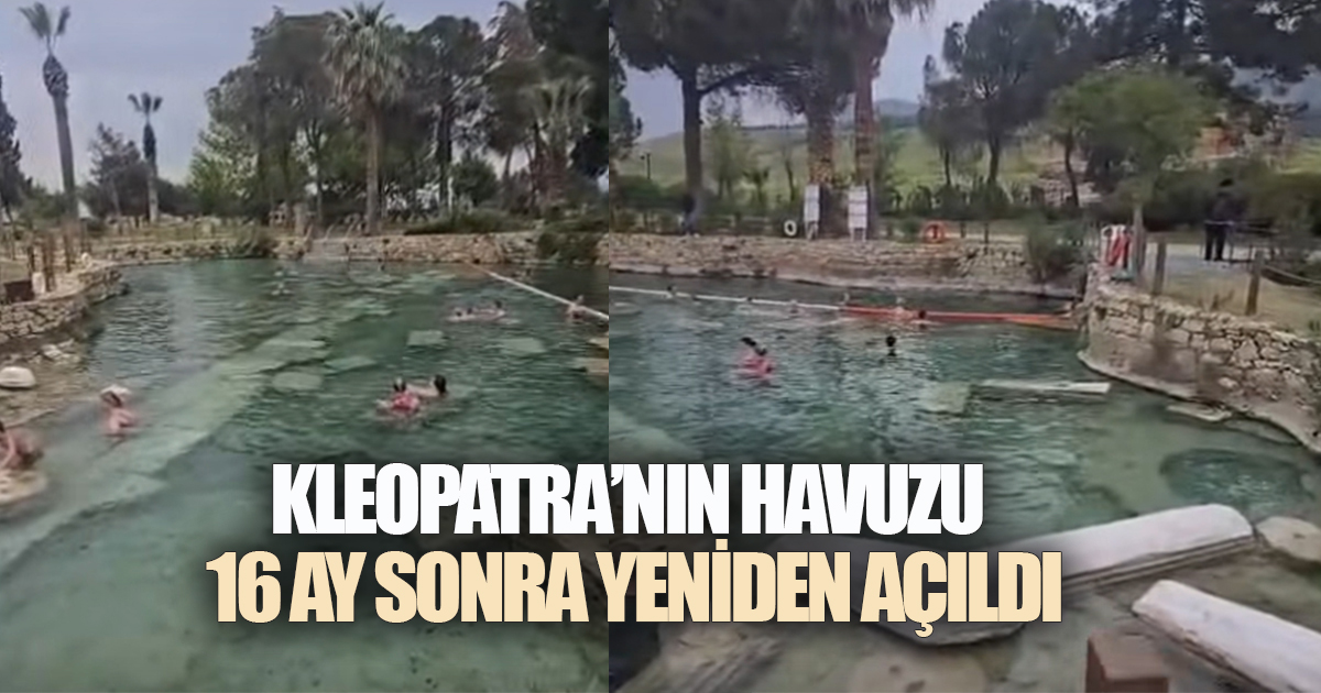 Antik Havuz 16 Ay Sonra Yeniden Ziyarete Açıldı