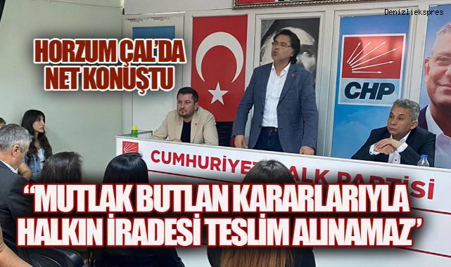 Bayram Buluşmasında Çal'dan Ortak Karar;