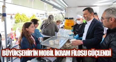 Büyükşehir'in Üçüncü mobil ikram aracı yollarda