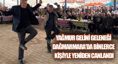 Çal'da Yağmur Gelini Geleneği Kekik Kokuları Arasında Yaşatıldı