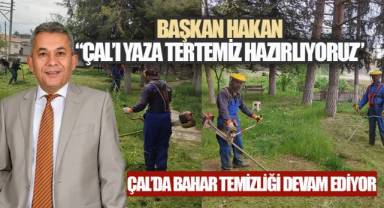 Çal'da Yaz Mesaisi Başladı: Parklar Pırıl Pırıl, Mahalleler Nefes Alıyor