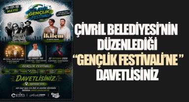  Çivril Gençlik Festivali'ne Başkan Dere'den Davet