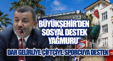 Denizli Büyükşehir’den Vatandaşa Nefes Olacak Destekler