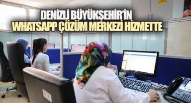 Denizli Büyükşehir’in WhatsApp Hattı Hizmete Girdi