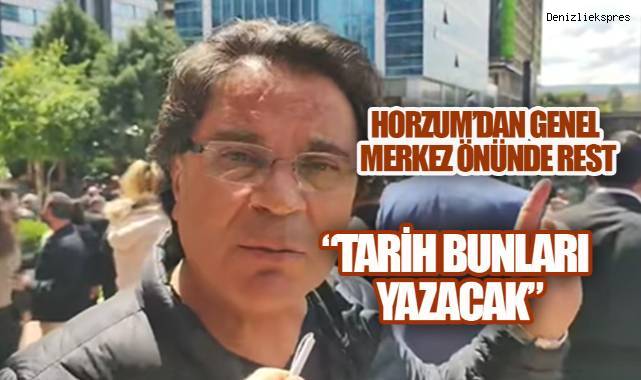Horzum'dan Genel Merkez Önünde Rest: