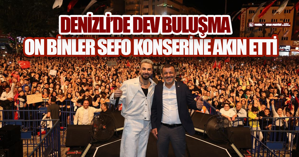 Sevilen sanatçı Sefo Denizli'yi salladı