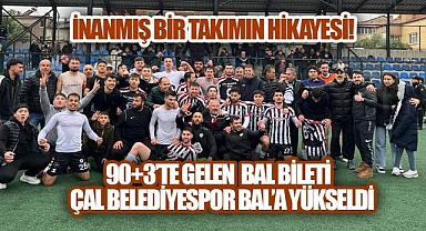 Son Saniyede Gelen Bal Bileti; Çal Belediyespor Tarih Yazdı