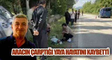 SUV ARACIN ÇARPTIĞI YAYA HAYATINI KAYBETTİ