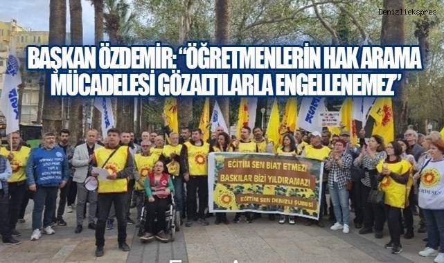 Başkan Özdemir'den Ankara'daki Gözaltılara Tepki