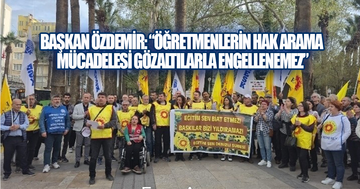 Başkan Özdemir'den Ankara'daki Gözaltılara Tepki
