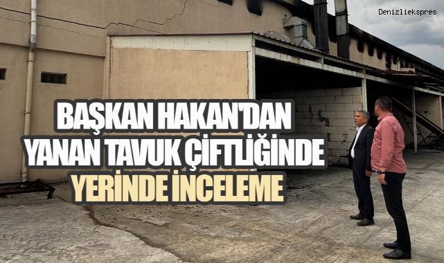 Büyük Hasar Oluşan Çiftlikte Başkan Hakan'dan Geçmiş Olsun D