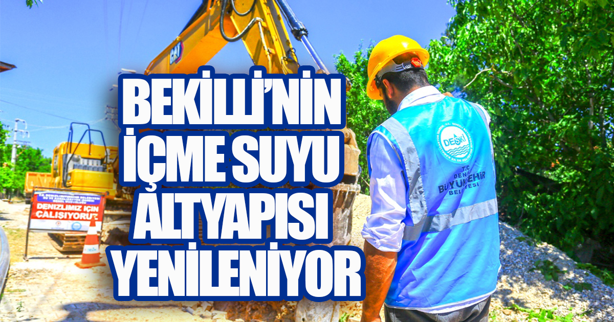 Büyükşehir DESKİ'den Bekilli'ye 28,5 milyon TL'lik yatırım