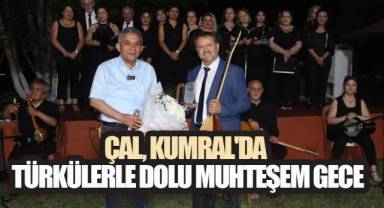 ÇAL'DA TÜRK HALK MÜZİĞİ RÜZGÂRI ESTİ! KUMRAL'DA COŞKU DORUĞA ÇIKTI