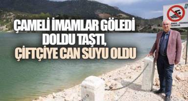 Çameli'de Bereket Taştı: Gölet İlk Kez Tam Kapasiteye Ulaştı
