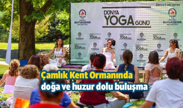 Çamlık Kent Ormanında doğa ve huzur dolu buluşma