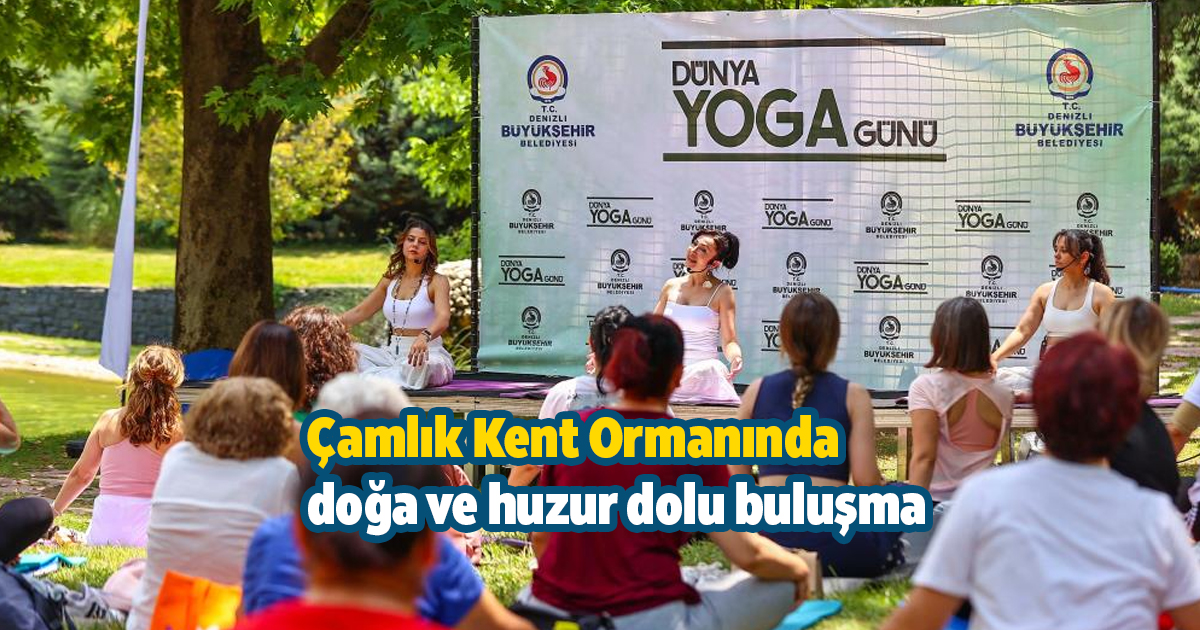Çamlık Kent Ormanında doğa ve huzur dolu buluşma