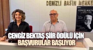 Cengiz Bektaş Şiir Ödülü İçin Başvurular Başlıyor