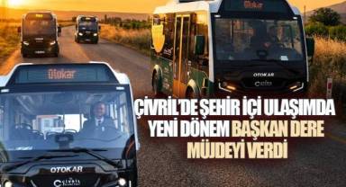 Çivril'de şehir içi ulaşıma yeni dönem: Modern ulaşım hattı hizmete girdi