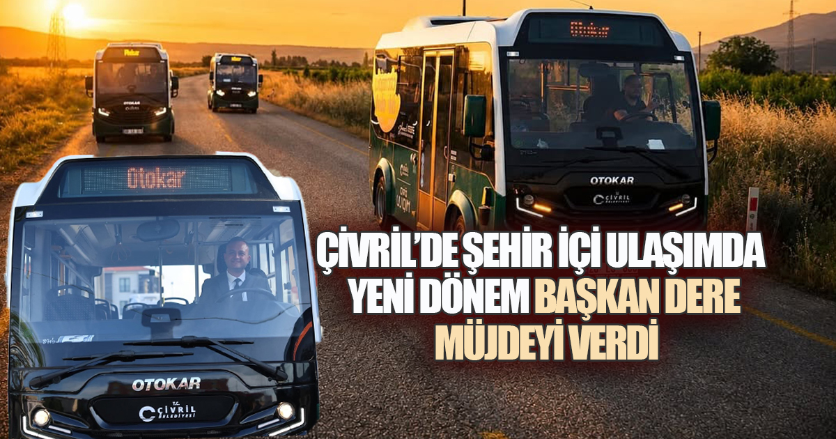 Çivril'de şehir içi ulaşıma yeni dönem: Modern ulaşım hattı hizmete girdi