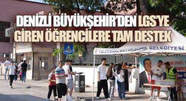 Denizli Büyükşehir'den LGS'ye giren öğrencilere tam destek