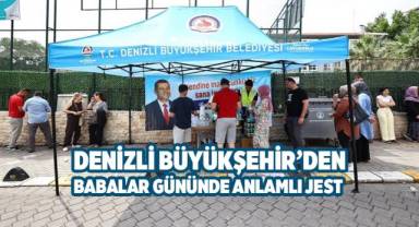 Denizli Büyükşehir sınavdaki gençleri de babaları da unutmadı