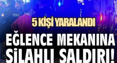 DENİZLİ'DE EĞLENCE MEKÂNINA SİLAHLI SALDIRI: 5 KİŞİ YARALANDI