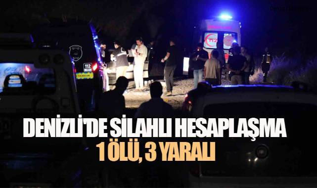 DENİZLİ'DE HUSUMET KANLI BİTTİ: 1 ÖLÜ, 3 YARALI, 5 GÖZALTI