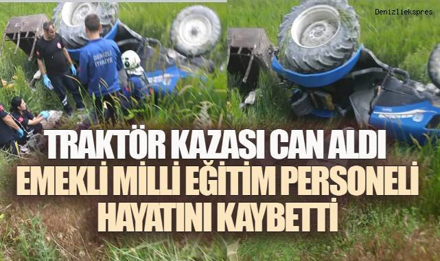 Devrilen Traktörün Altında Kalan Cemal Yıldırım Kurtarılamadı