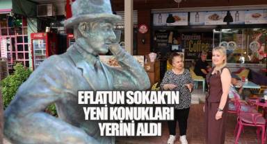 Genç Sanatçıların Eserleri Eflatun Sokak'ta Yerini Aldı