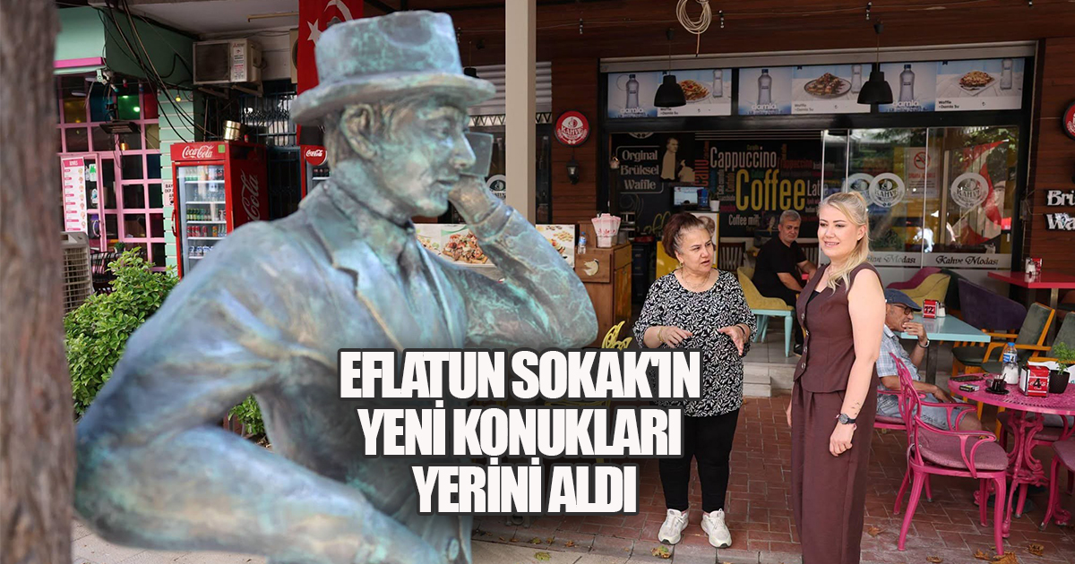 Genç Sanatçıların Eserleri Eflatun Sokak'ta Yerini Aldı