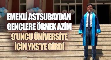 Hayatını Eğitime Adadı, Şimdi 9’uncu Üniversiteyi Hedefliyor