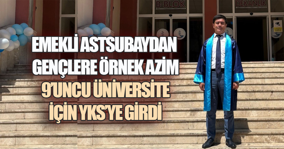 Hayatını Eğitime Adadı, Şimdi 9’uncu Üniversiteyi Hedefliyor
