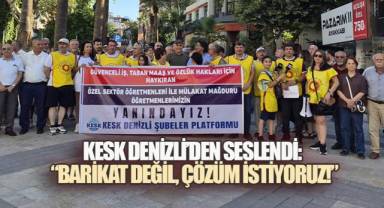 KESK Candoğan'dan seslendi: 