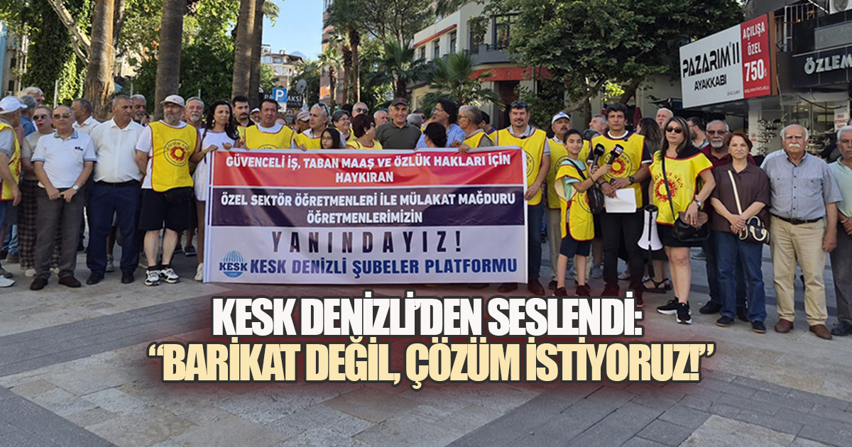 KESK Candoğan'dan seslendi: 