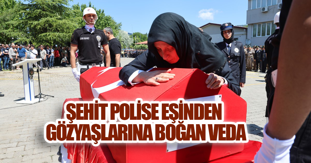 Muğla'da Şehit Olan Polis Memuru Gözyaşları İçinde Denizli'ye Uğurlandı