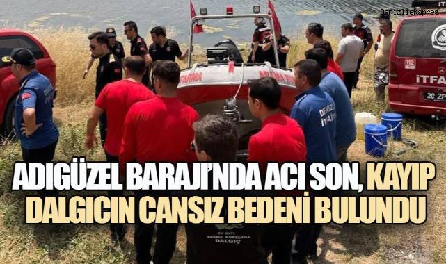 Zıpkınla Av İçin Daldığı Baraj Gölünden Cansız Bedeni Çıktı