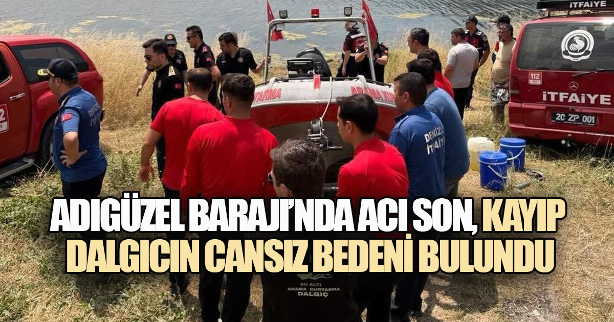 Zıpkınla Av İçin Daldığı Baraj Gölünden Cansız Bedeni Çıktı