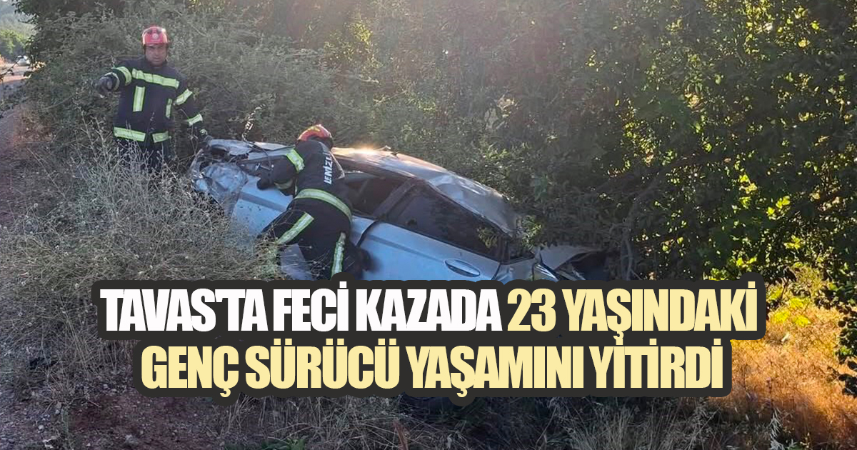 23 Yaşındaki Genç Sürücü Trafik Kazasında Hayatını Kaybetti
