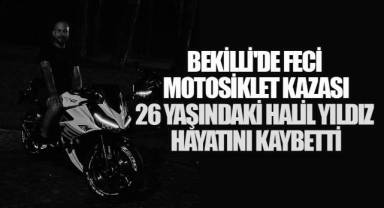 26 Yaşındaki Halil Yıldız Motosiklet Kazasında Hayatını Kaybetti