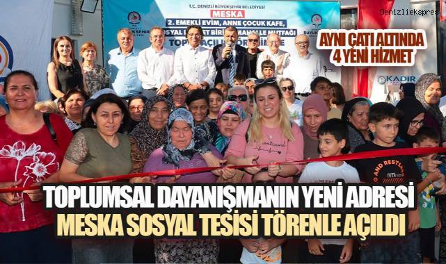 Başkan Çavuşoğlu: 'Karanlığı Aydınlığa Dönüştürdük' Meska Sosyal Tesisi Açıldı