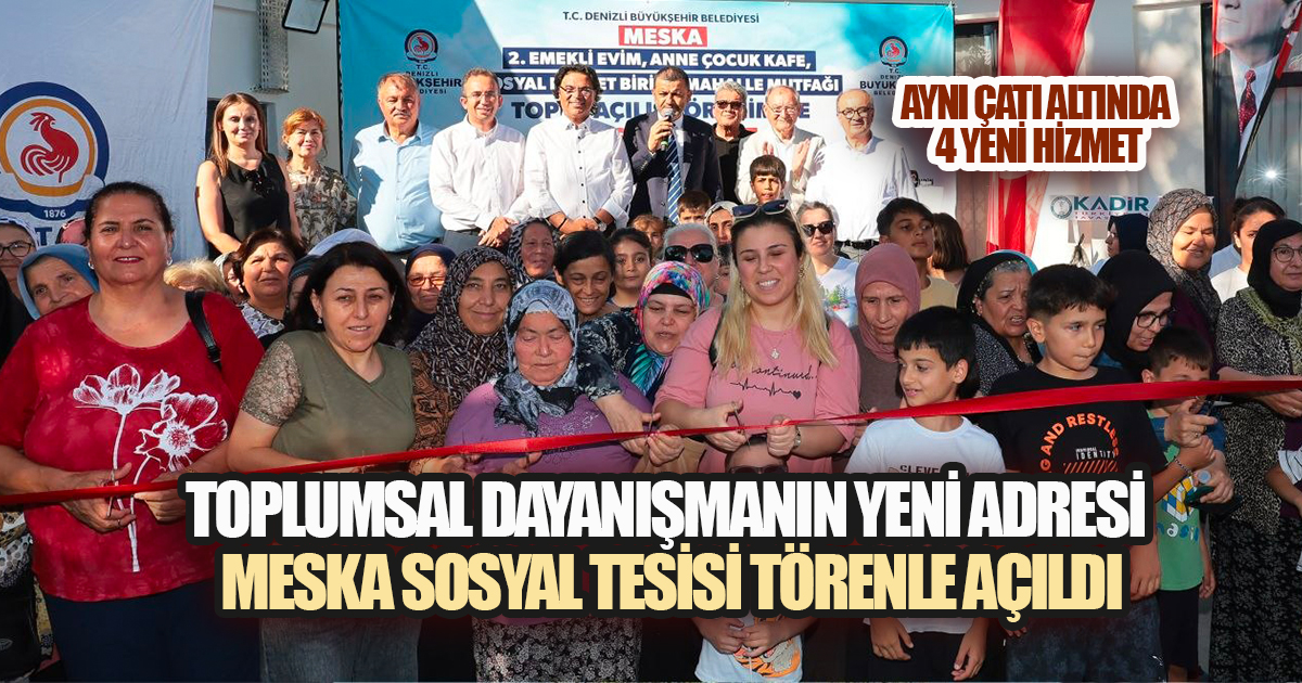 Başkan Çavuşoğlu: 'Karanlığı Aydınlığa Dönüştürdük' Meska Sosyal Tesisi Açıldı