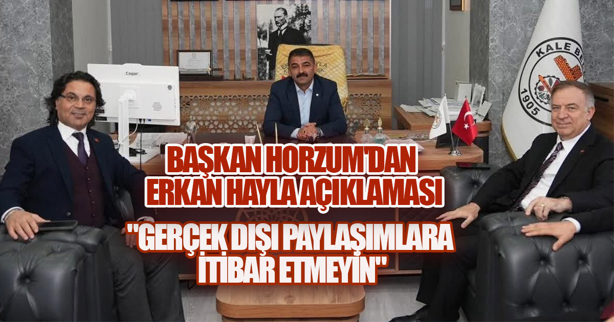 Başkan Horzum Noktayı Koydu: 