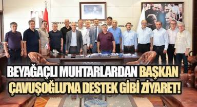 Beyağaçlı Muhtarlardan Çavuşoğlu'na Tam Destek