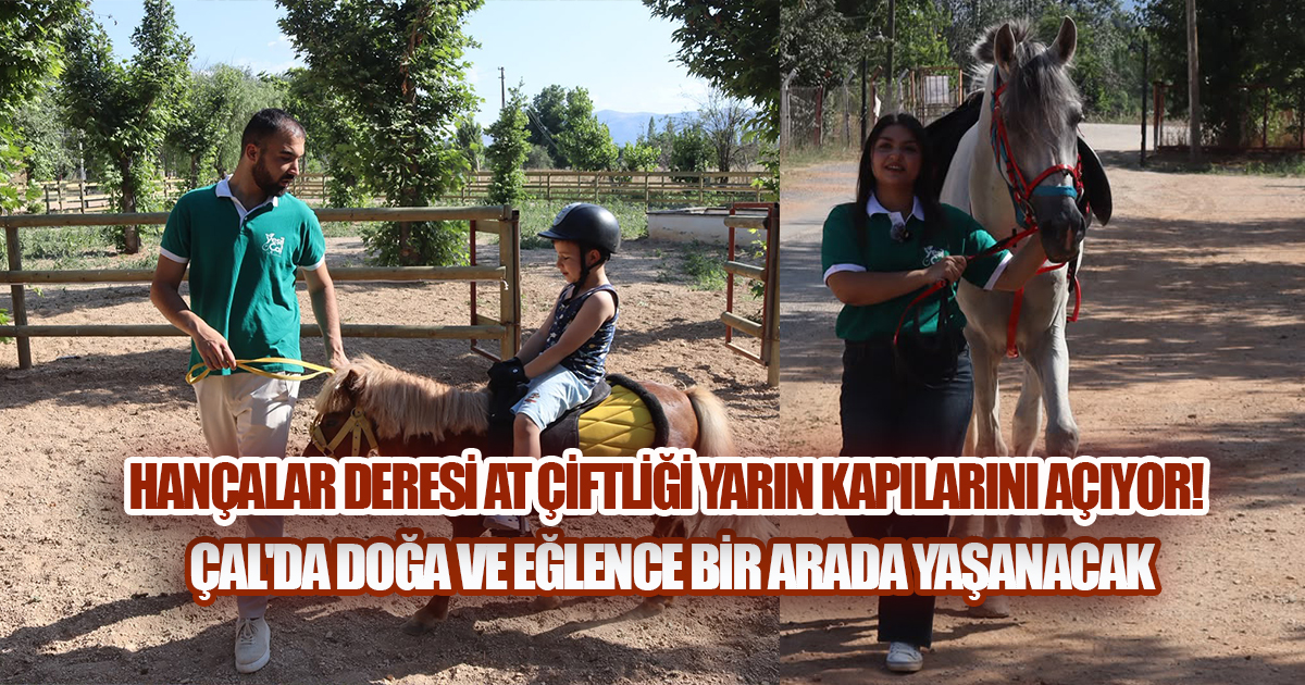 Büyük Menderes'in Kıyısında Yeni Bir Yaşam Alanı: Hançalar Deresi At Çiftliği Yarın Açılıyor