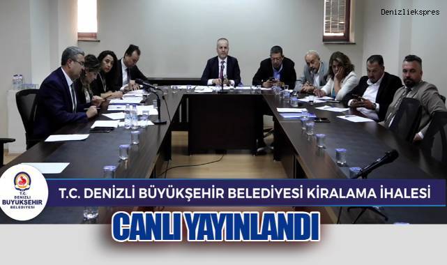 Büyükşehir 53 taşınmazın kiralama ihalesini canlı yayınladı