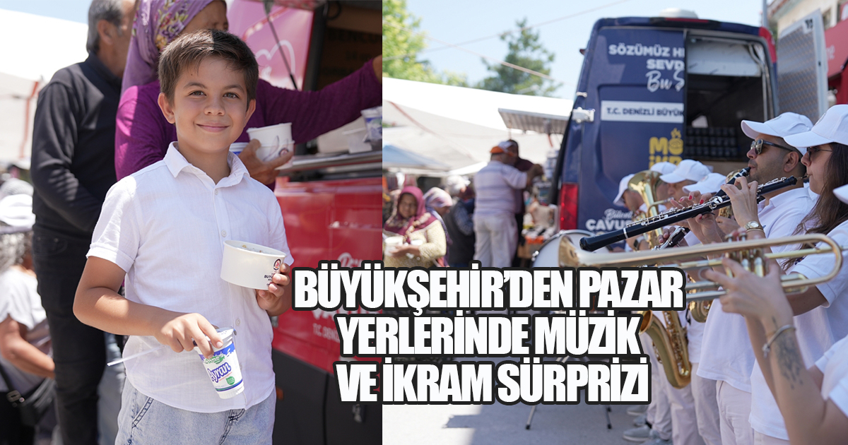 Büyükşehir'le Pazar alışverişi müzik şölenine dönüşüyor