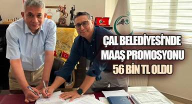 Çal Belediyesi ile Halkbank Arasında Promosyon Anlaşması: Personel 56 Bin TL Alacak